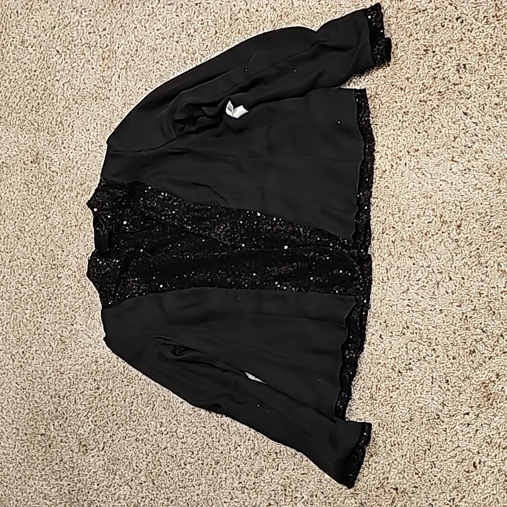 NWT Anne Klein sz 14 blk blazer - Picture 7 of 10